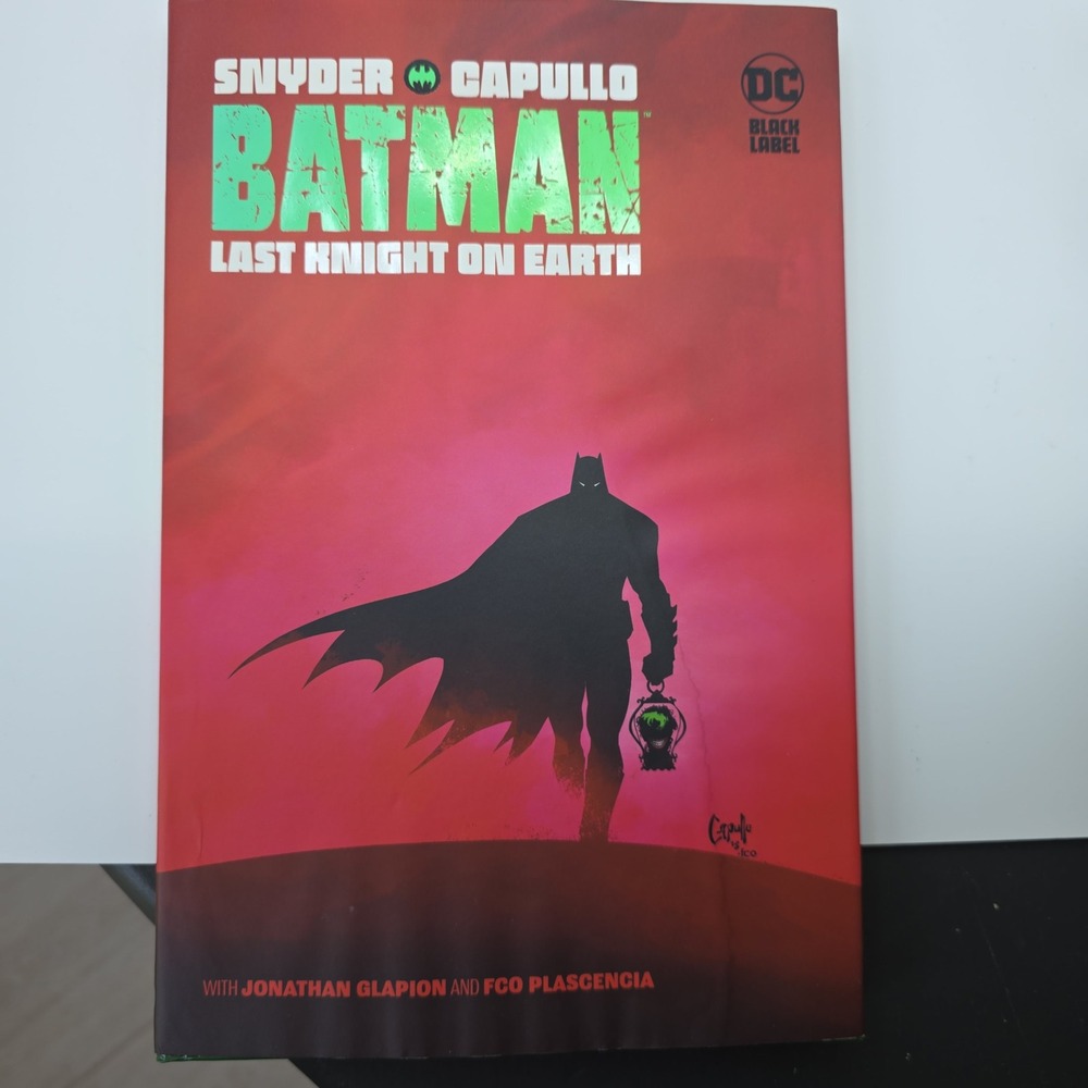 Batman Last Knight on Earth Hardcover Snyder Capullo DC Black Label
